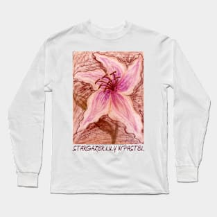 Stargazer Lily in Pastel shirt Long Sleeve T-Shirt